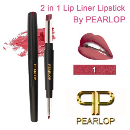 2 in 1 Lipstick + Lip Liner 1