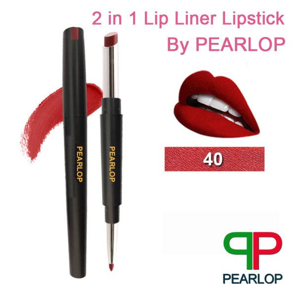 2 in 1 Lipstick + Lip Liner 40