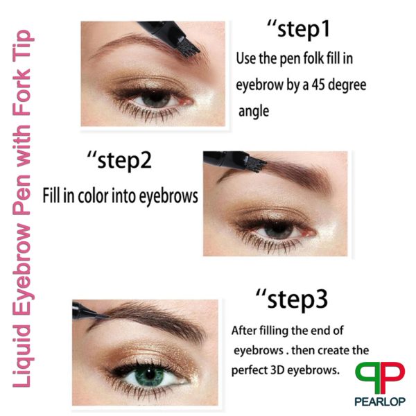 Liquid Eyebrow Pen with Fork Tip by Pearlop
